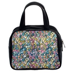 Multicolored Watercolor Stones Classic Handbag (two Sides) by SychEva