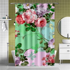 Shabbychic Shower Curtain 48  X 72  (small)  by PollyParadise