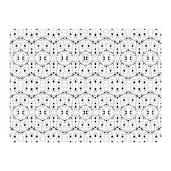 Modern Geometric Black And White Print Pattern Double Sided Flano Blanket (mini)  by dflcprintsclothing