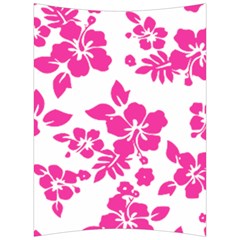 Hibiscus Pattern Pink Back Support Cushion by GrowBasket