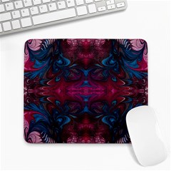 The Dragon s Flames Large Mousepads by kaleidomarblingart