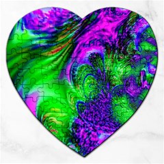 Feathery Winds Jigsaw Puzzle (heart) by LW323