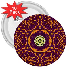 Tropical Twist 3  Buttons (10 Pack)  by LW323