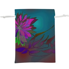 Evening Bloom  Lightweight Drawstring Pouch (xl) by LW323