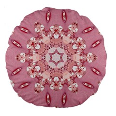 Diamond Girl 2 Large 18  Premium Flano Round Cushions