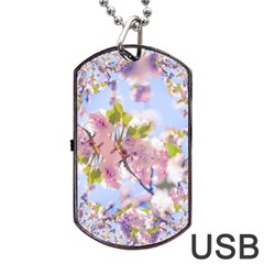 Bloom Dog Tag Usb Flash (two Sides)