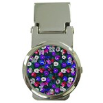 Watercolor Flowers  Bindweed  Liana Money Clip Watches Front