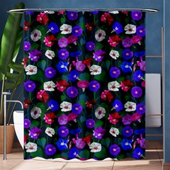 Watercolor Flowers  Bindweed  Liana Shower Curtain 60  X 72  (medium)  by SychEva