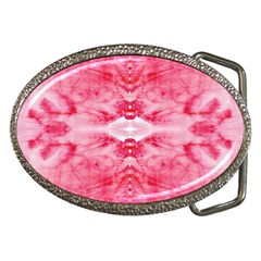 Pink Marbling Ornate Belt Buckles by kaleidomarblingart