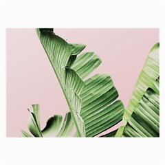 Palm Leaves On Pink Large Glasses Cloth by goljakoff