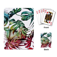 Tropical Leaves Playing Cards Single Design (rectangle) by goljakoff