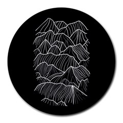 Black Mountain Round Mousepads by goljakoff