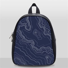 Topography Map School Bag (small) by goljakoff