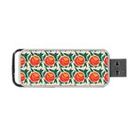 Rose Ornament Portable USB Flash (Two Sides) Front