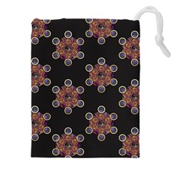 Metatron Cube Drawstring Pouch (5xl) by gloriasanchez