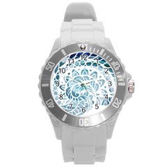 Coquillage-marin-seashell Round Plastic Sport Watch (l) by alllovelyideas