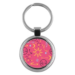 Pattern Mystic Color Key Chain (round) by alllovelyideas