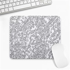 Neon Geometric Pattern Design 2 Large Mousepads