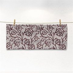 Curly Lines Hand Towel by SychEva