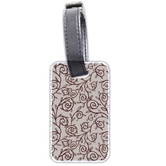 Curly Lines Luggage Tag (two Sides) by SychEva