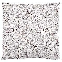 Pencil Flowers Seamless Pattern Large Flano Cushion Case (one Side) by SychEva