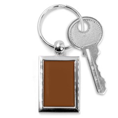 Caramel Cafe Brown Key Chain (rectangle)