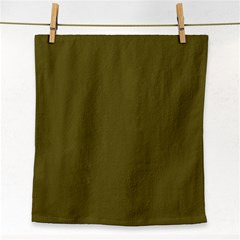 Antique Bronze Green Face Towel by FabChoice