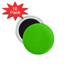 Bright Green 1 75  Magnets (10 Pack)  by FabChoice