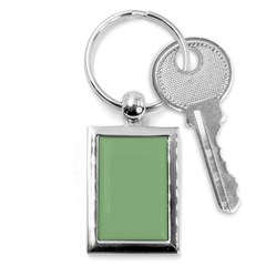 Dark Sea Green Key Chain (rectangle)