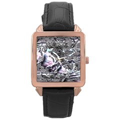 Invasive Hg Rose Gold Leather Watch  by MRNStudios