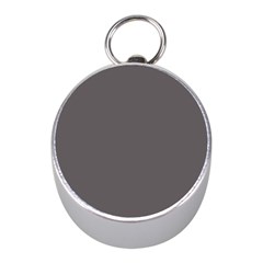 Carbon Grey Mini Silver Compasses by FabChoice