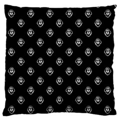 Funny Ghost Sketchy Drawing Pattern Large Flano Cushion Case (two Sides)