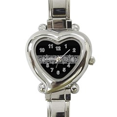 Derivation And Variations 4 Heart Italian Charm Watch