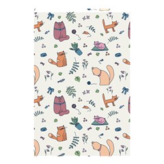 Funny Cats Shower Curtain 48  X 72  (small)  by SychEva