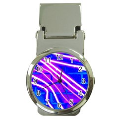 Pop Art Neon Wall Money Clip Watches by essentialimage365