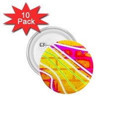 Pop Art Neon Wall 1 75  Buttons (10 Pack) by essentialimage365