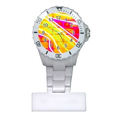 Pop Art Neon Wall Plastic Nurses Watch by essentialimage365