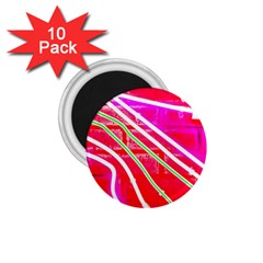 Pop Art Neon Wall 1 75  Magnets (10 Pack)  by essentialimage365