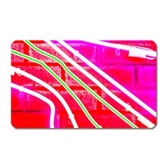 Pop Art Neon Wall Magnet (rectangular) by essentialimage365