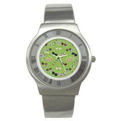 Sunglasses Funny Stainless Steel Watch by SychEva