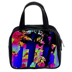 Neon Aggression Classic Handbag (two Sides) by MRNStudios