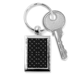 Bicycle Signal Street Motif Print Pattern Key Chain (rectangle) by dflcprintsclothing