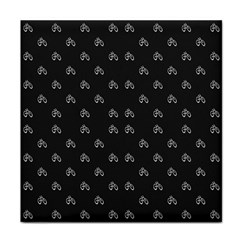 Bicycle Signal Street Motif Print Pattern Face Towel by dflcprintsclothing