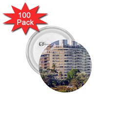 Urban Coastal Scene, Montevideo Uruguay 1 75  Buttons (100 Pack)  by dflcprintsclothing