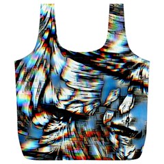 Rainbow Vortex Full Print Recycle Bag (xl) by MRNStudios