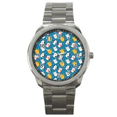 Funny Pets Sport Metal Watch by SychEva