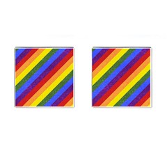 Lgbt Pride Motif Flag Pattern 1 Cufflinks (square)