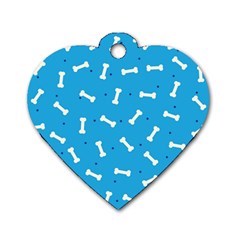 Dog Love Dog Tag Heart (two Sides) by designsbymallika