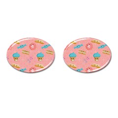 Toothy Sweets Cufflinks (oval) by SychEva