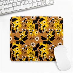 Folk Flowers Art Pattern  Large Mousepads by Eskimos